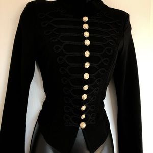 BUTTON UP MILITARY STYLE JACKET